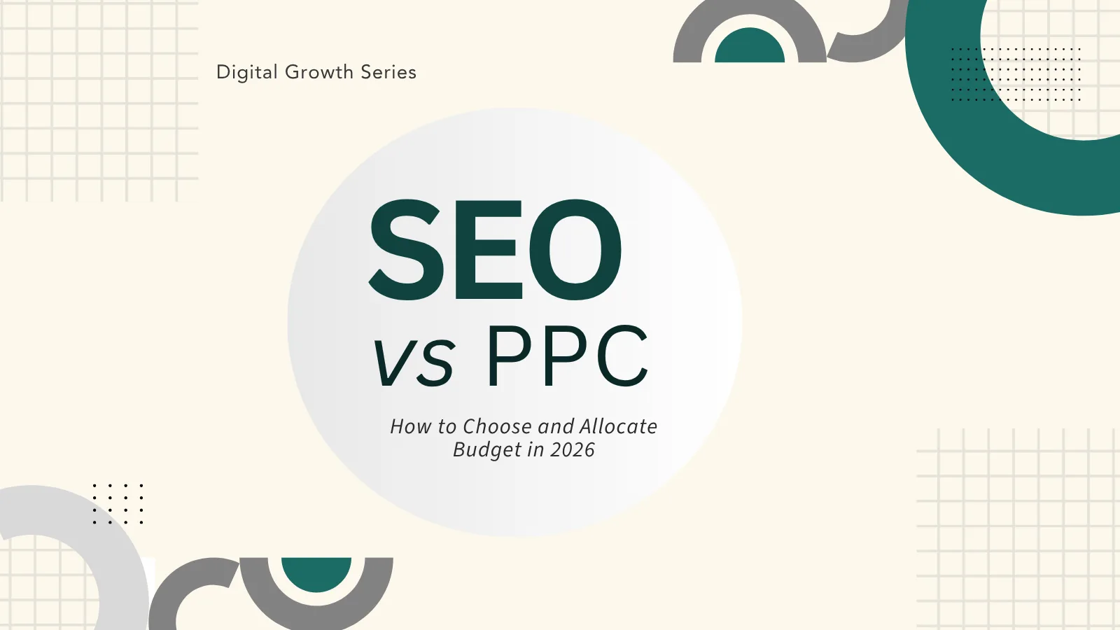 SEO vs PPC in 2026: a budget allocation guide comparing compounding organic growth with controlled paid search demand.